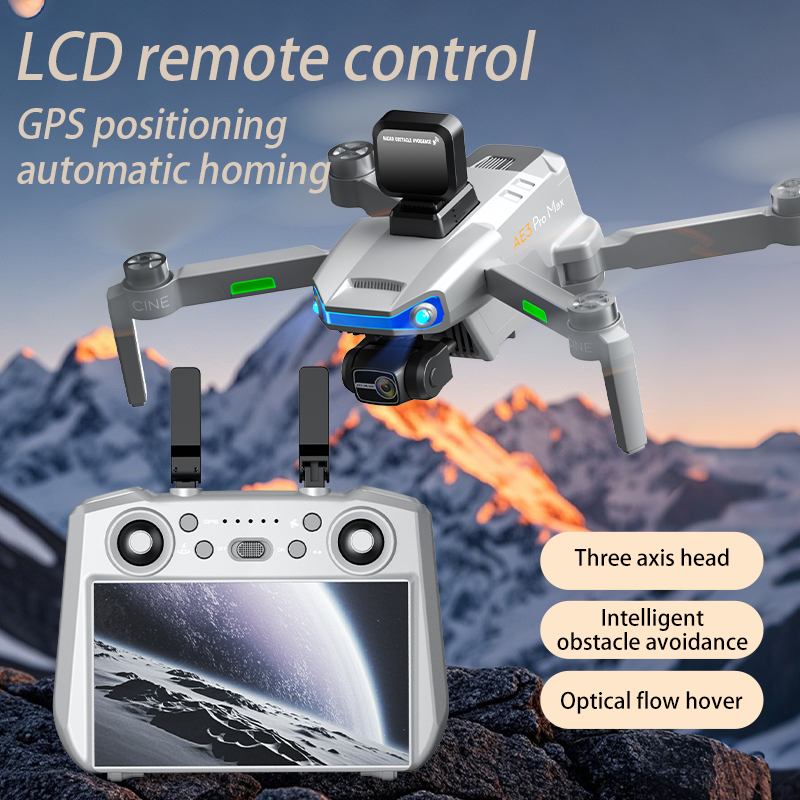 AE3 PRO Max NEW LCD SC GPS Dro - đánh giá và giá Rc Helicopter Charger