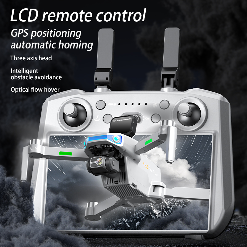 AE3 PRO Max NEW LCD SC GPS Dro - đánh giá và giá Rc Helicopter Charger