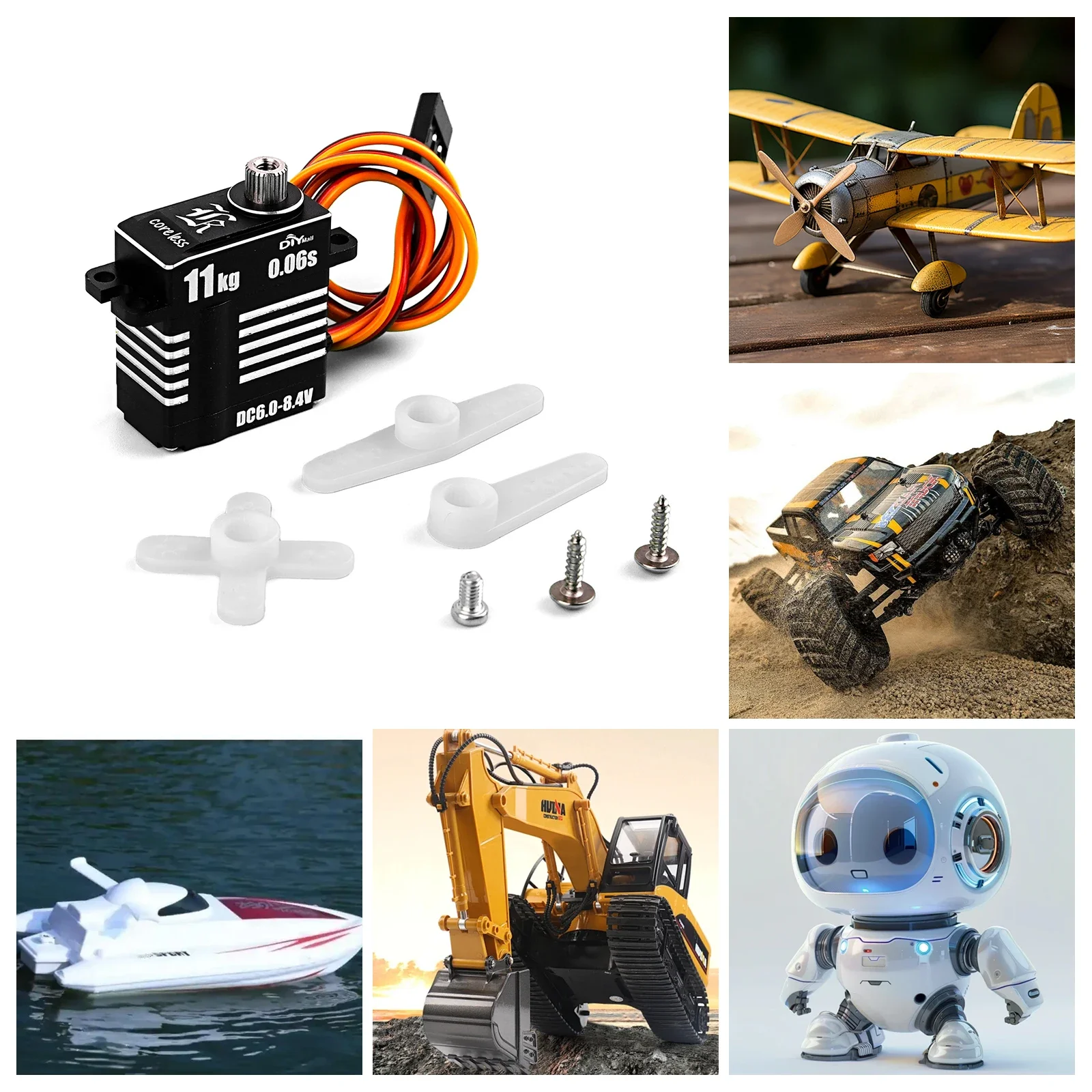 H-11 11KG Micro Digital Servo  - đánh giá và giá Rc Helicopter Servo