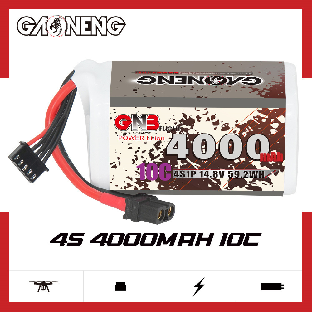 GNB 4000mAh 4S 14.8V 10C 20C W - đánh giá và giá Rc Helicopter Parts