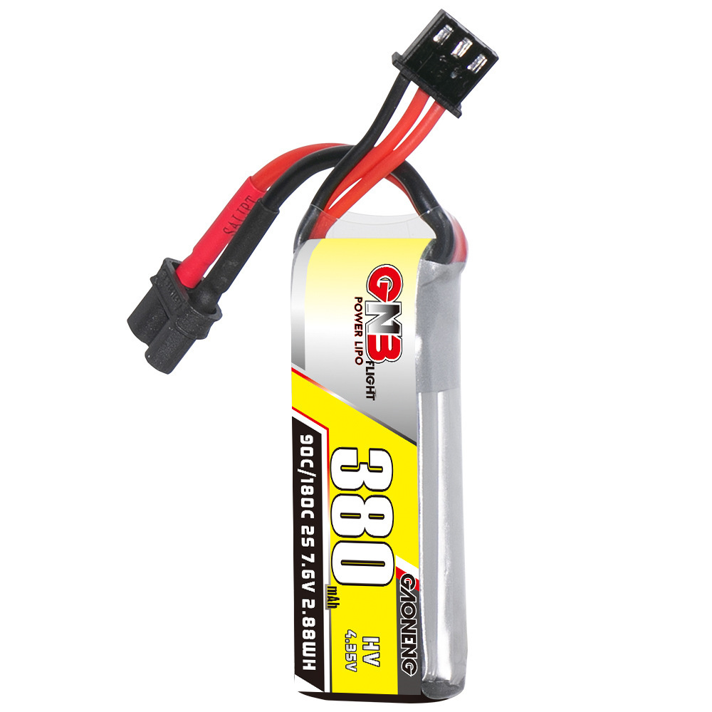 GNB 2S 7.6V 380mAh 90C/180C Li - đánh giá và giá Rc Helicopter Parts