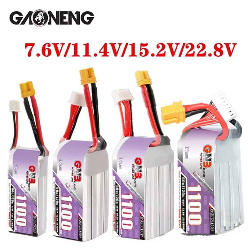 GNB 1100mAh 2S 3S 4S 6S 60C/12 - đánh giá và giá Rc Helicopter Parts