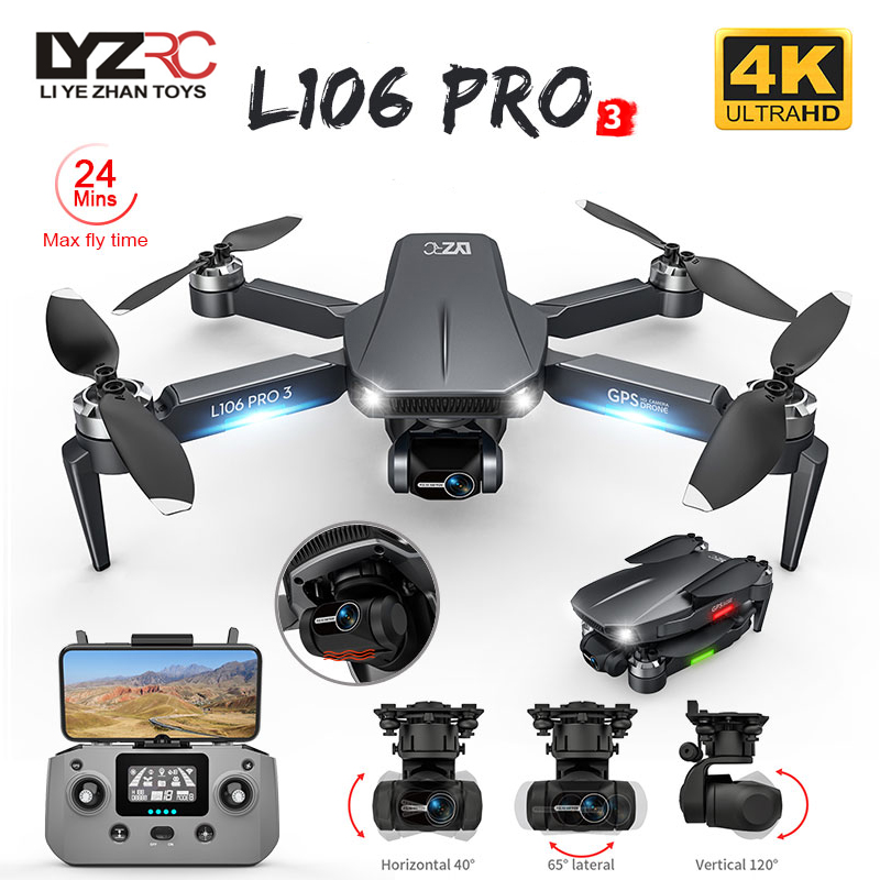 L106 Pro 3 Drone 5G WIFI FPV F - đánh giá và giá Rc Helicopter Charger